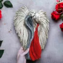 Zakochane Anioły - wiszące czerwone