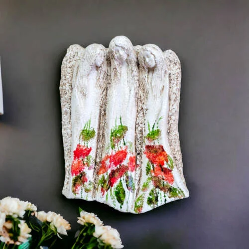 Anioły Wiara Nadzieja Miłość - Art Leaf -  28 x 20 cm figurka dekoracyjna gipsowa