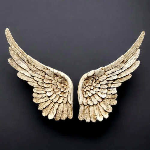 Skrzydła Anioła na ścianę - wiszące -  30 x 40 cm figurka dekoracyjna gipsowa