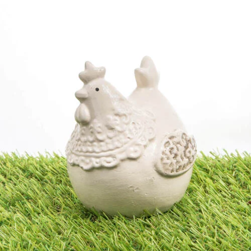 Kura wielkanocna -  10 x 9 cm ozdoba wielkanocna