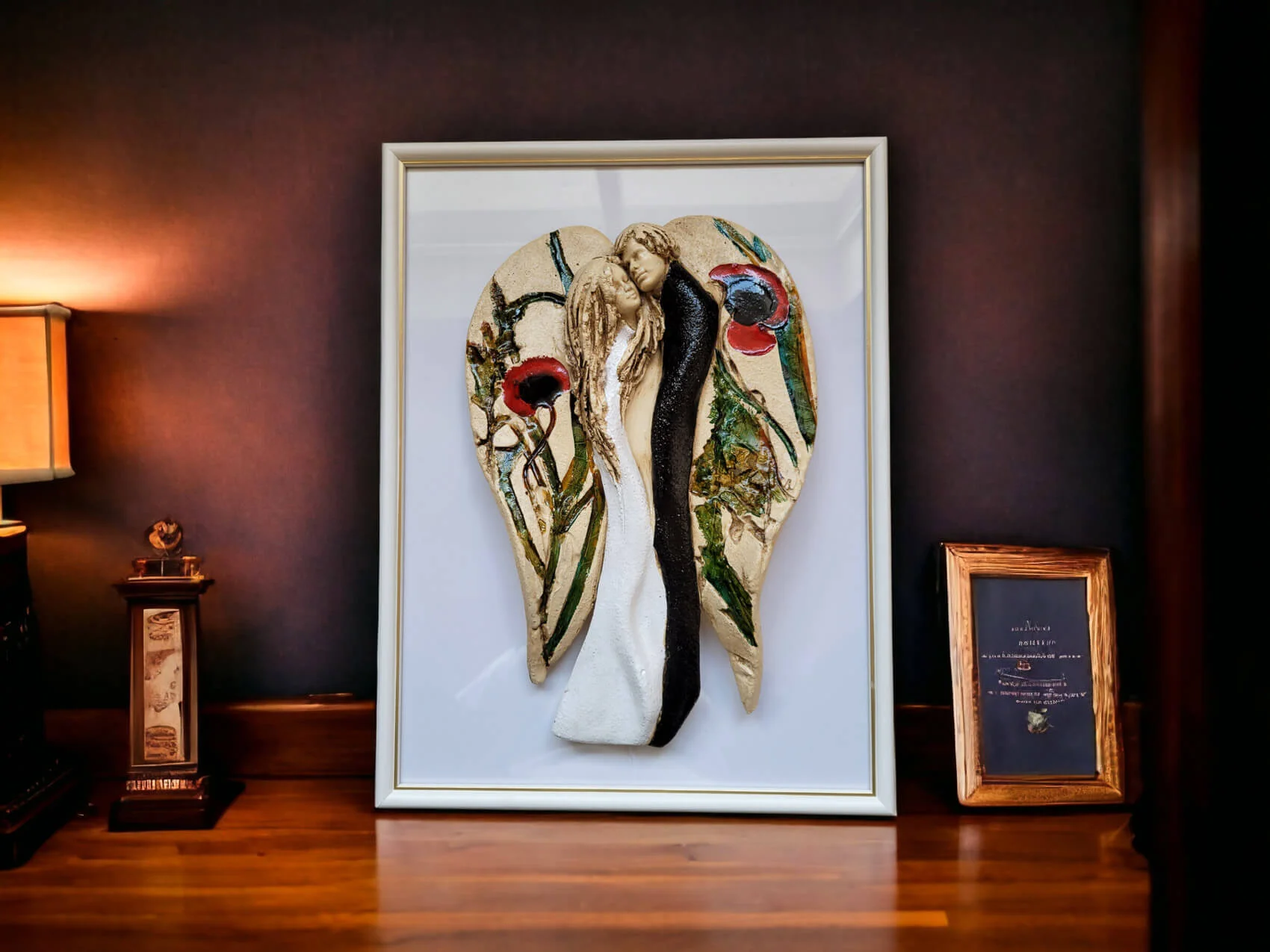 Kochające Anioły z kwiatami na ślub zamiast kwiatów Kochające Anioły z kwiatami na ślub zamiast kwiatów - ręcznie robione z dedykacją