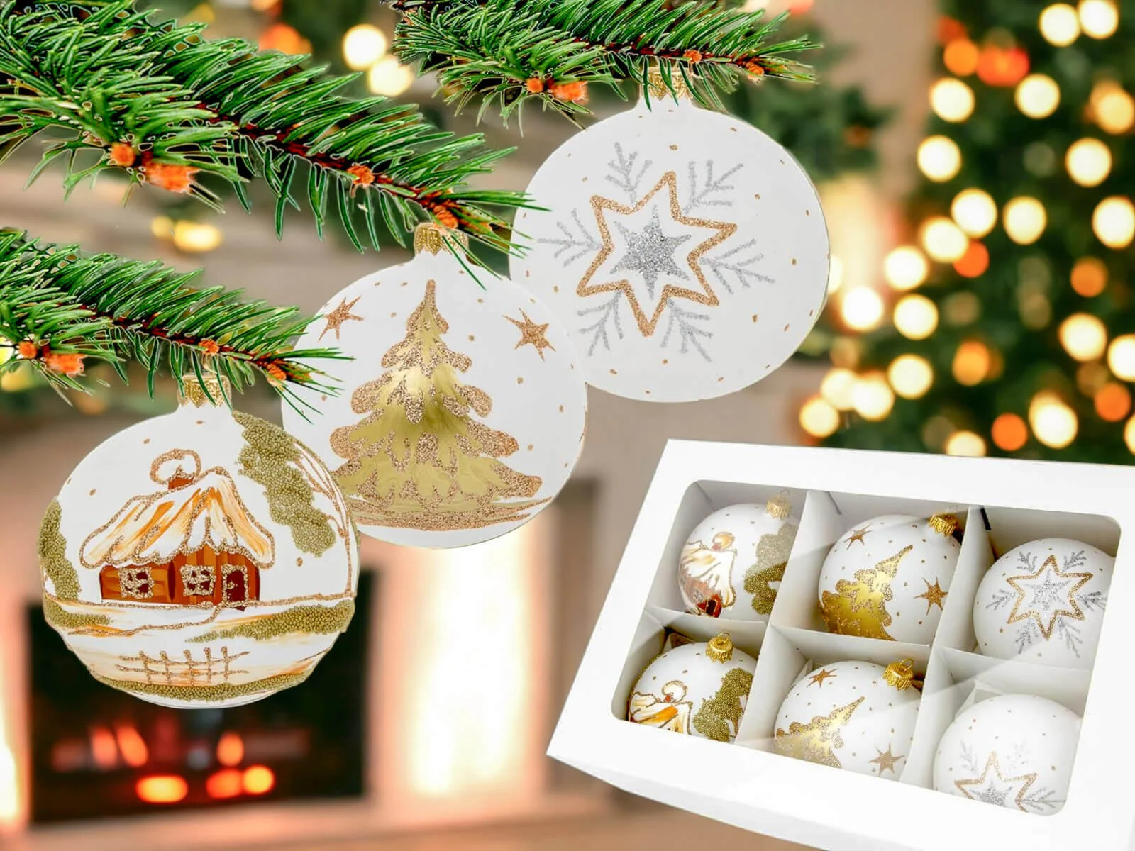 Choinka w stylu glamour