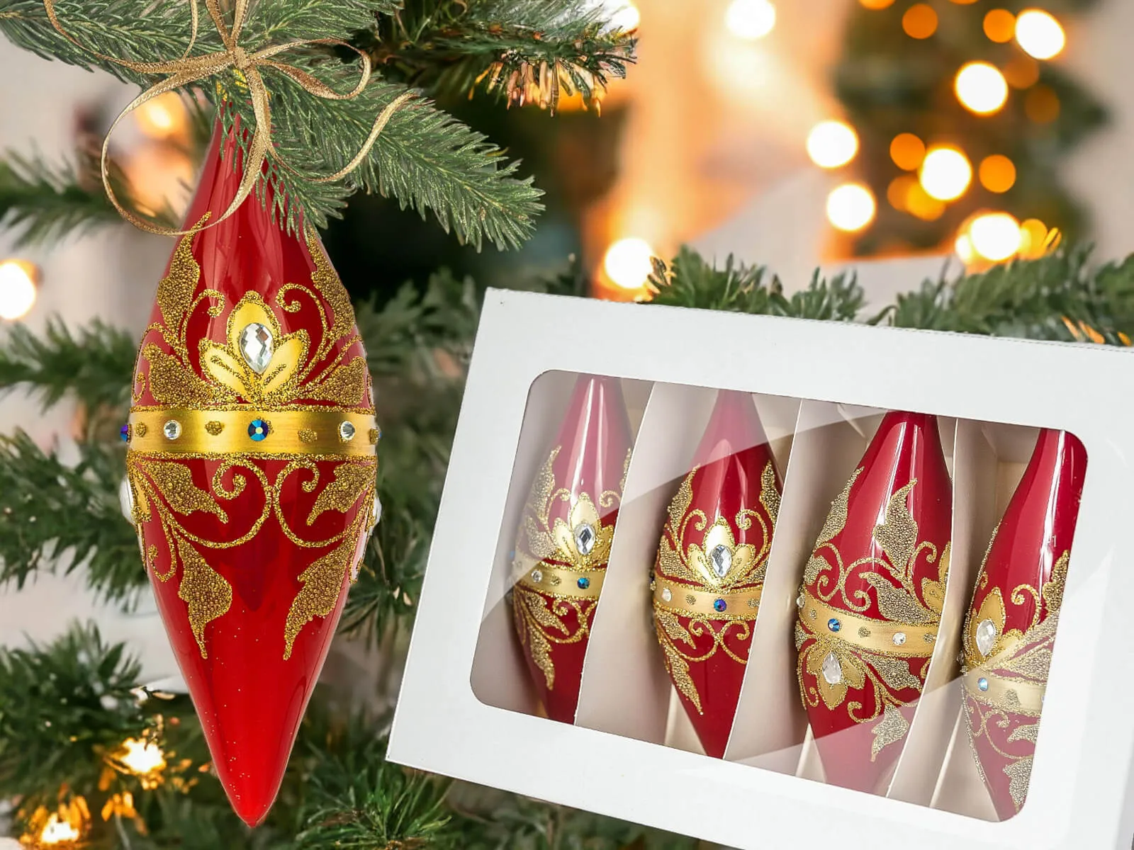 Choinka w stylu glamour